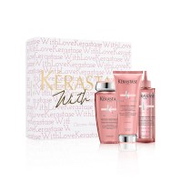 Kérastase Chroma Absolu Vánoční sada šampon Chroma Absolu Bain Riche 250 ml + kondicionér 200 ml + oplachová kúra 210 ml dárková sada eshop