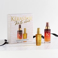 Kérastase Nutritive 8H Magic Night Serum noční sérum pro poškozené a křehké vlasy 90 ml + Elixir Ultime L'huile Originale suchý olej pro všechny typy vlasů 50 ml dárková sada eshop