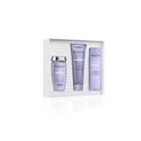 Kérastase Blond Absolu Vánoční sada II krémová šamponová lázeň 250 ml + maska 200 ml + olejový koncentrát 100 ml dárková sada eshop