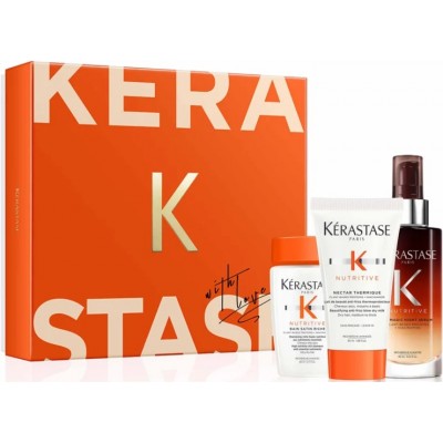 Kérastase Nutritive dárková sada Magic Night sérum 90 ml + Bain Satin Riche 80 ml + Nectar Termique 50 ml eshop