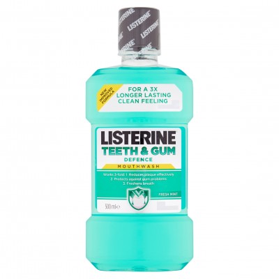 Listerine Teeth&Gum Defence Ústní voda 500ml