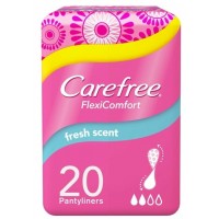 Carefree FlexiComfort Fresh Dámské vložky 20ks