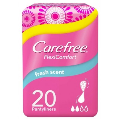 Carefree FlexiComfort Fresh Dámské vložky 20ks