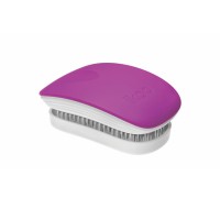 Ikoo Pocket Paradise Bílo-fialový kartáč na vlasy