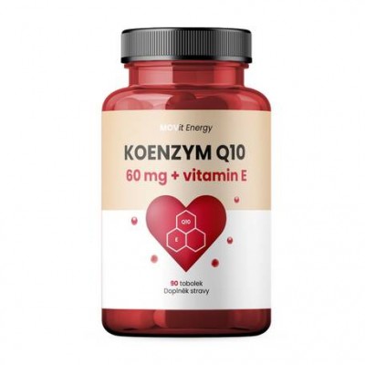MOVit Koenzym Q10 60 mg + vitamin E 90 tobolek eshop
