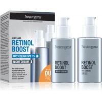 Neutrogena Retinol Boost denní pleťový krém Retinol Boost Day Cream SPF15 50 ml + noční pleťový krém Retinol Boost Night Cream 50 ml dárková sada eshop