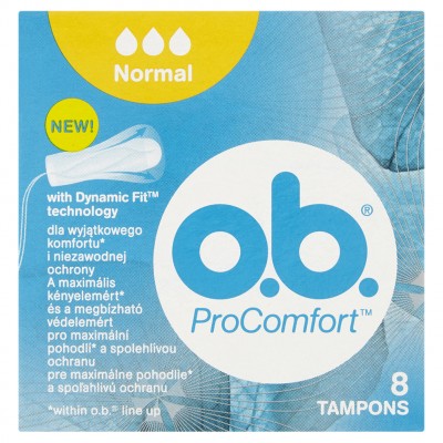 o.b. ProComfort Normal 8ks eshop
