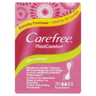 Carefree FlexiComfort Aloe 20ks eshop