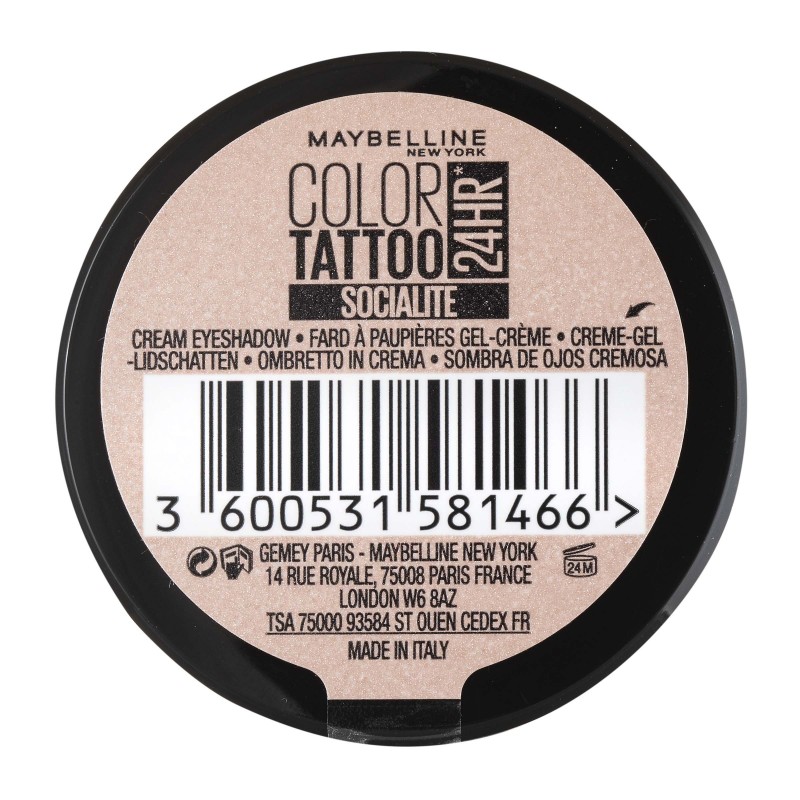 Maybelline Color Tattoo Up To 24HR Longwear Cream Eyeshadow Makeup  Socialite  Walmartcom