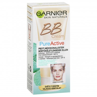 Garnier Skin Naturals Pure Active BB Cream 5v1 Light 50ml