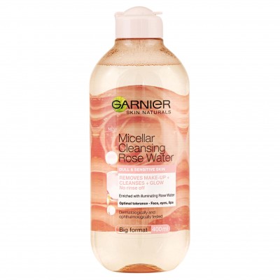 Garnier Skin Naturals micelární voda s růžovou vodou, 400 ml eshop
