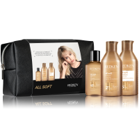  Redken All Soft Vánoční sada šampon 300 ml + kondicionér 300 ml + víceúčelový olej 111 ml dárková sada eshop 